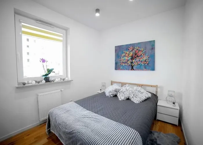 Nowoczesny Dwupokojowy Apartament Bridget Z Parkingiem